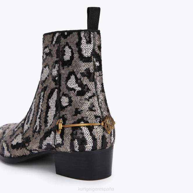 Kurt Geiger hombres Lentejuelas de ginebra de Londres 2LPR654 | calzados combinación beige